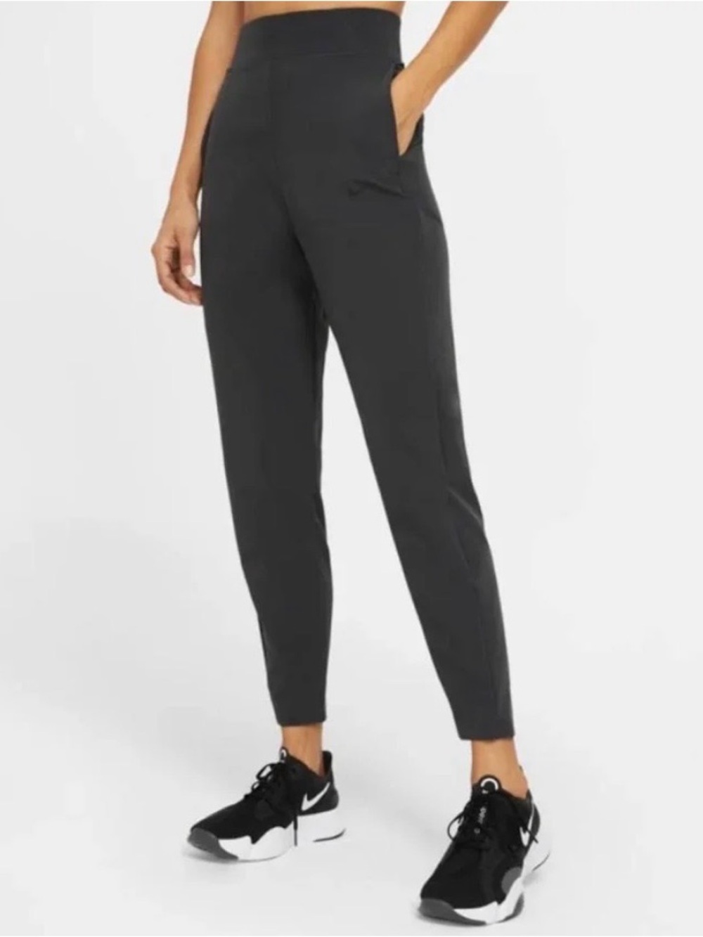 Nike Black Bliss Victory Mid-Rise Joggers
